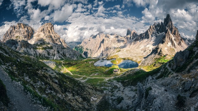 Dolomite mountains Panorama
