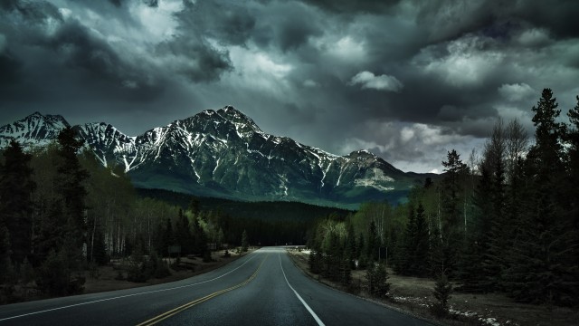 Endless Road Canadian Rockies