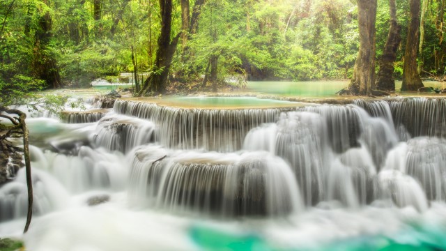 Erawan Falls Waterfall