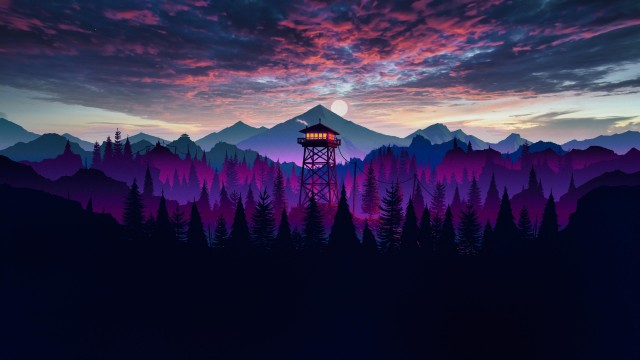 Firewatch Mountains