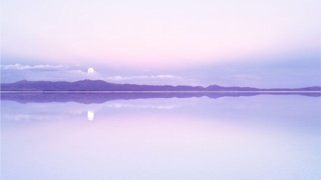 Full moon Purple aesthetic