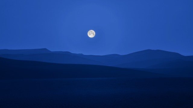 Full moon Silhouette