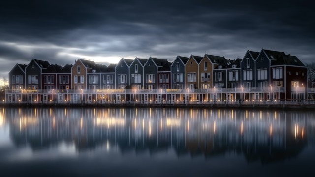 Rainbow houses Netherlands