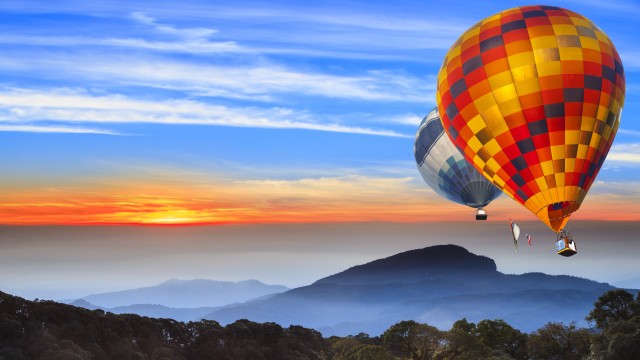 Hot air balloons Landscape