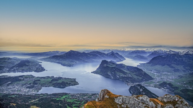 Lake Lucerne Swiss Alps