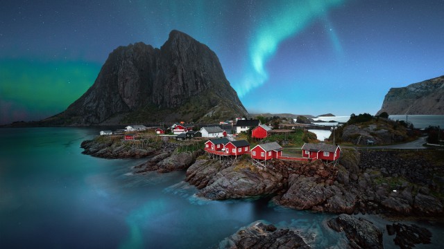 Lofoten islands Aurora Borealis