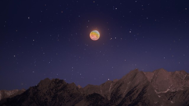 Lunar Eclipse Mount Whitney
