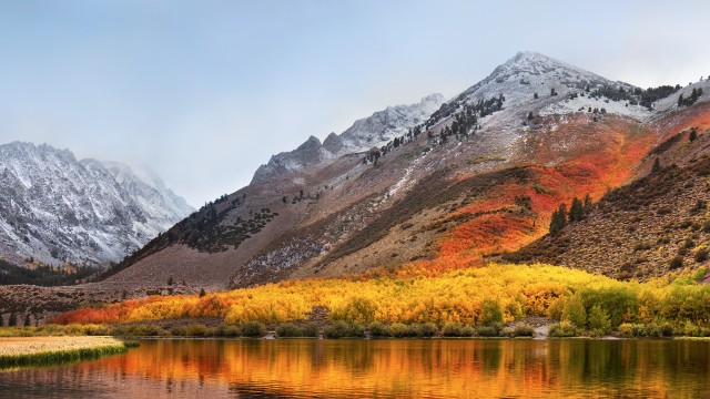 macOS High Sierra Mountains