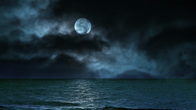 Moon Seascape