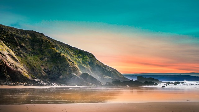 Seashore Beach Sunset