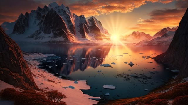 Sunset Arctic