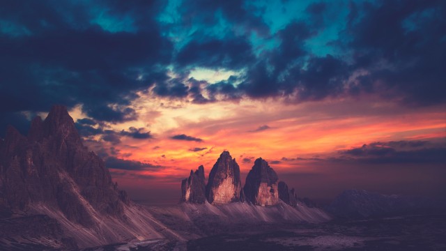 Sunset Rock formations