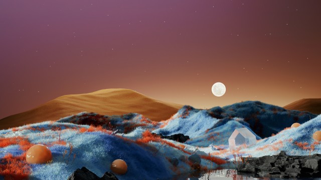 Surreal Landscape Digital Art