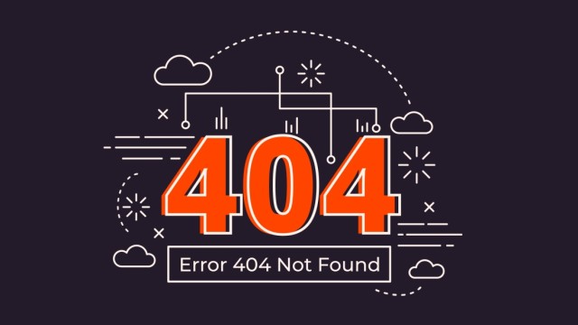 404 Error Dark background