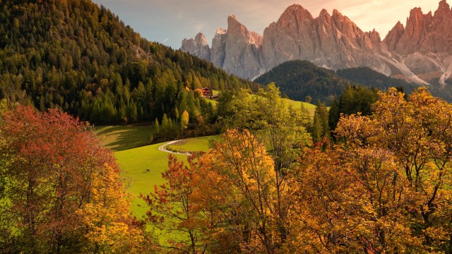 Valley of Funes Mountains