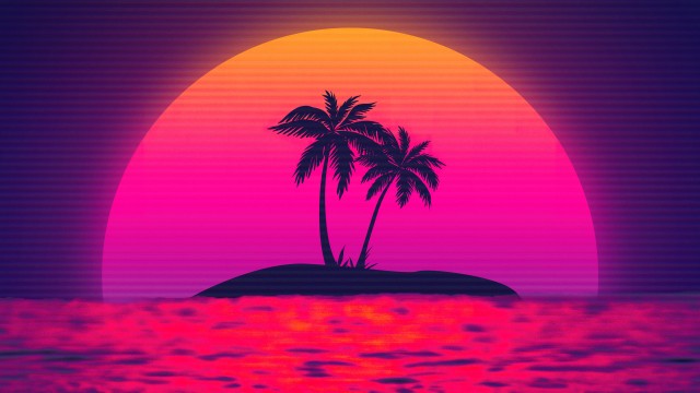 Vaporwave Sunset