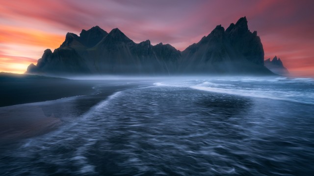 Vestrahorn mountain Scenic