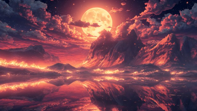 Volcanic Moon