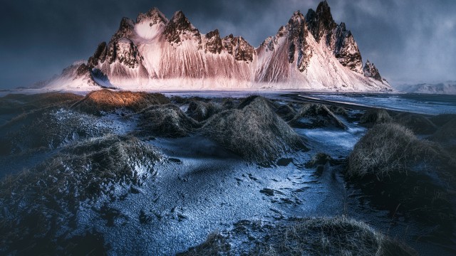 Volcanic Vestrahorn mountain