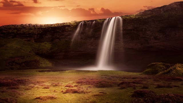Waterfalls Sunrise