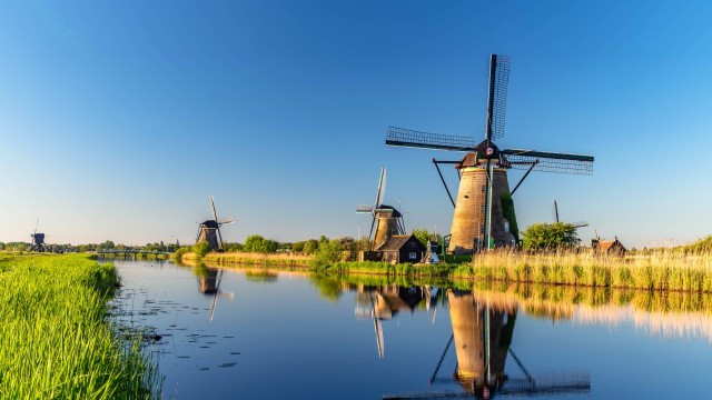 Windmills at Kinderdijk South Holland