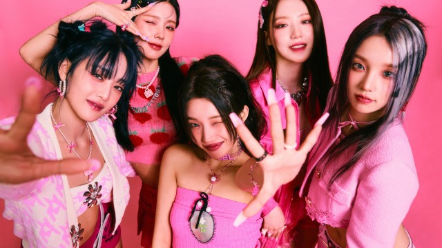 (G)I-dle Pink aesthetic
