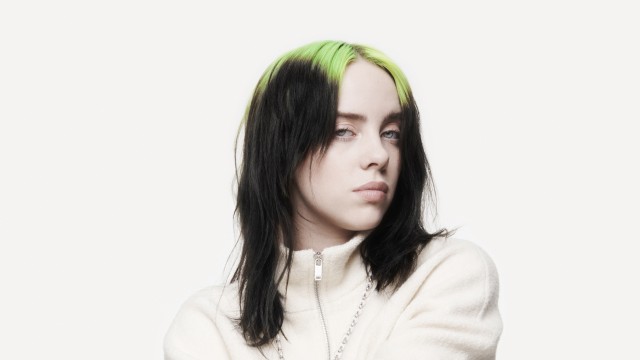 Billie Eilish White background