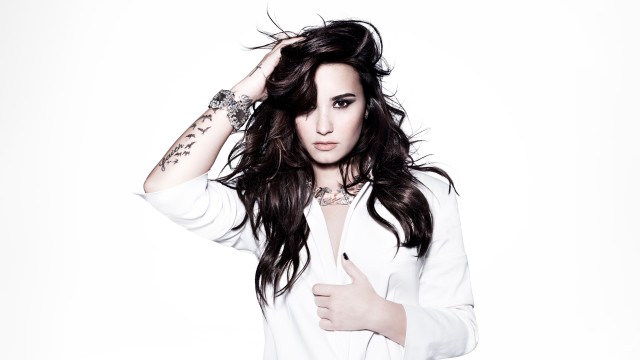 Demi Lovato White background