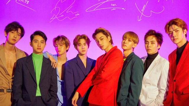 EXO Purple background