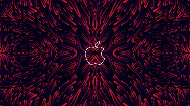 Apple logo Abstract background
