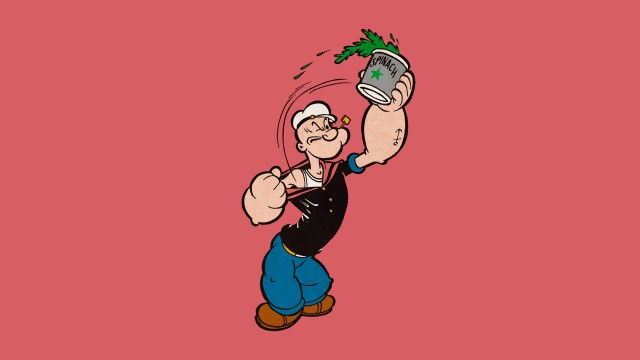 Popeye Spinach Cartoon