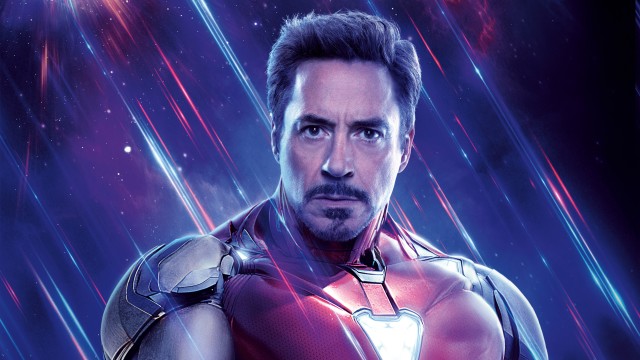 Robert Downey Jr as Iron Man in Avengers Endgame