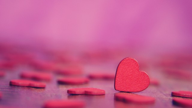 Love hearts Bokeh