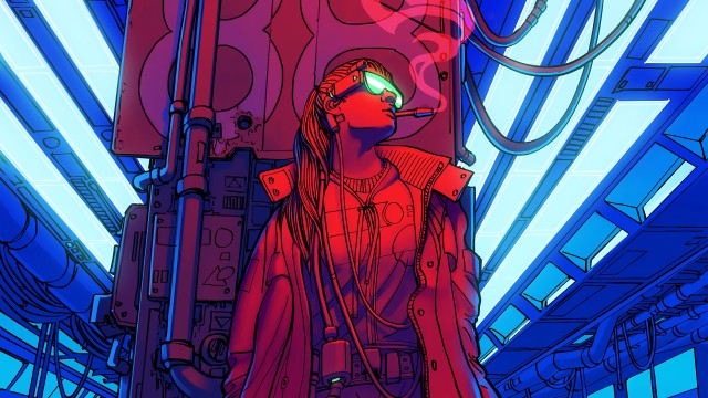 Baddie Cyberpunk girl