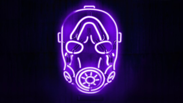 Borderlands Psycho Mask Neon logo