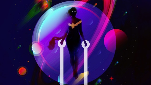 Captain Marvel Illustration