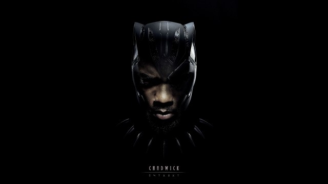 Chadwick Boseman as Black Panther Tribute