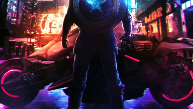 Cyberpunk 2077 Captain America