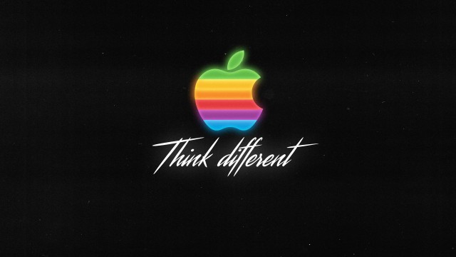 Think different Apple logo