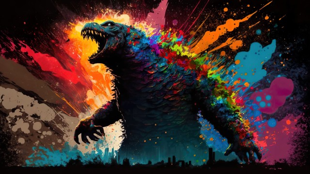 Godzilla Pop Art