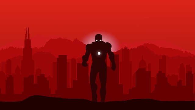 Iron Man Minimal art