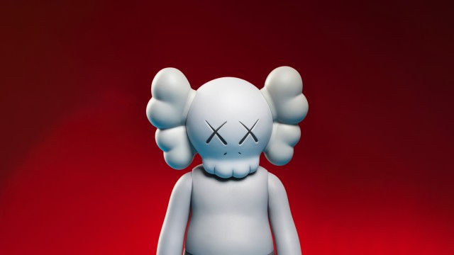 Kaws Companion Red background