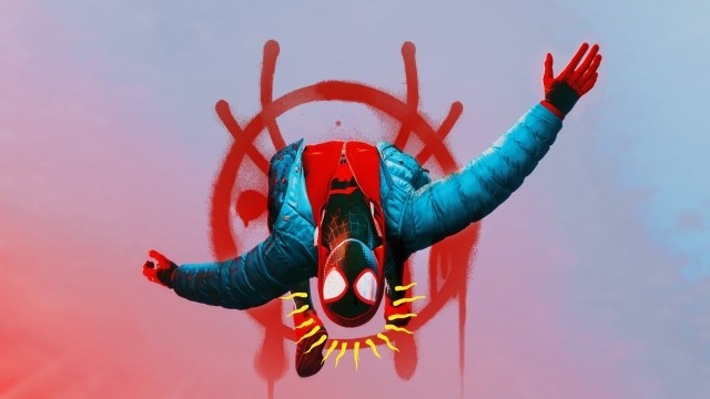 Miles Morales Graffiti