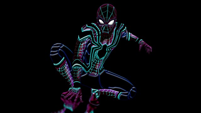 Spider-Man Neon art