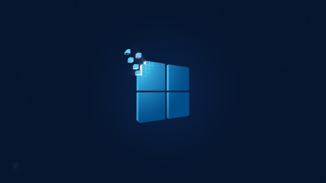 Windows 11 Dark blue