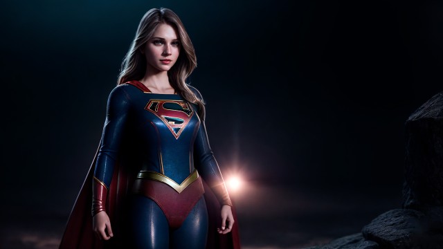 Supergirl AI art