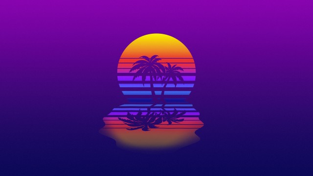 Synthwave Gradient background