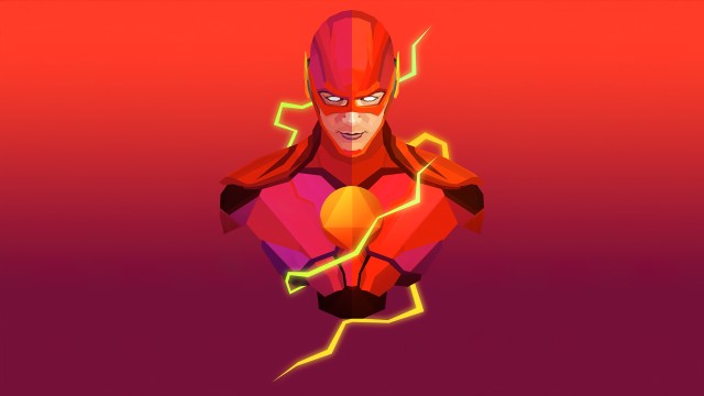 The Flash Low poly
