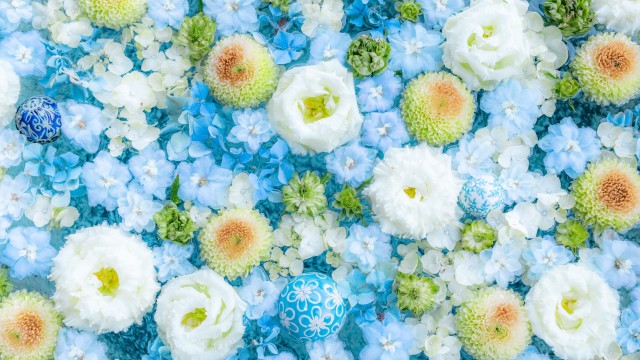 Blue flowers Bouquet