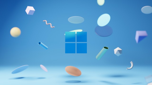 Windows logo Blue background